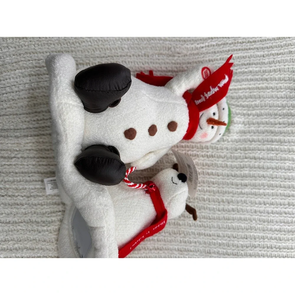 Hallmark‎ Jingle Pals Snowman Dog Plush Animated Singing Dancing Christmas Toy